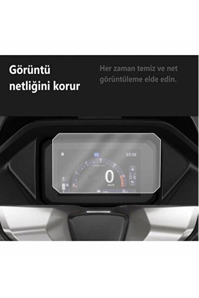 Mobilite Honda Pcx 125 Dx 2025 2026 Model Dijital Gösterge Uyumlu Parlak 9H Nano Ekran Koruyucu