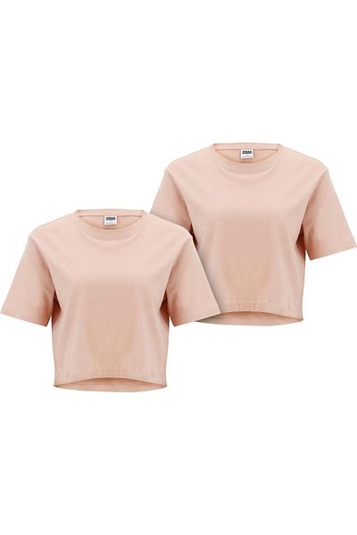 Urban Classics Ladies Short Oversized Tee 2-pack