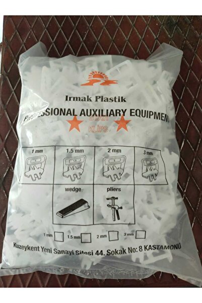 Irmak 2mm Seviye Tespit Klipsi 400 Adet