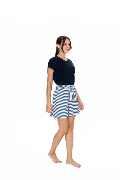 U.S. Polo Assn. Set de pantaloni scurți tricou cu gât rotund pentru femei de sezon nou licențiat