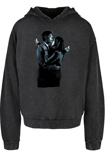 Merchcode Brandalised - Phone Lovers Acid Washed Oversize Hoody
