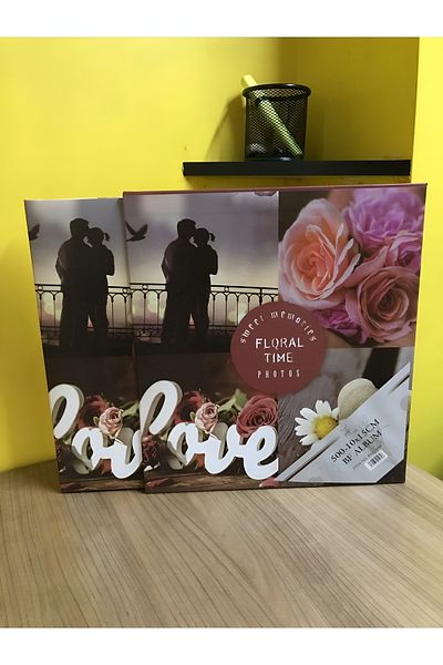 Acr Aledo 10x15cm Οριζόντιο και κάθετο άλμπουμ φωτογραφιών με μοτίβο αγάπης με κουτί 500