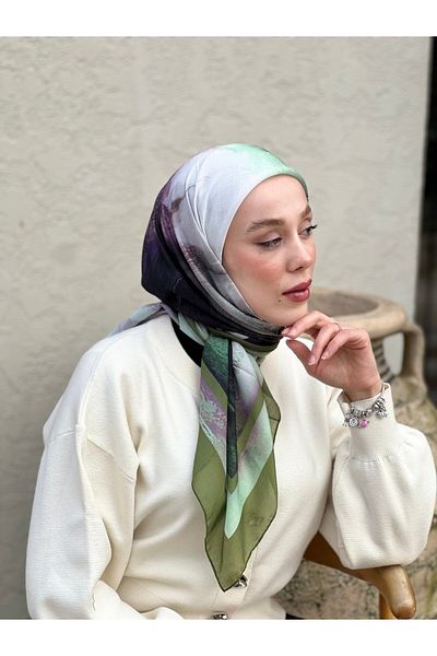 Modakaşmir 110 cm Abstract Pattern Scarf