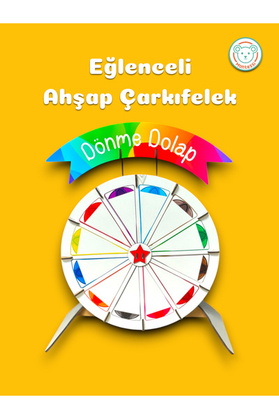 Genel Markalar Renkli 12 Bölmeli Eğlenceli Çarkıfelek, Şans ve Eğlence Aracı