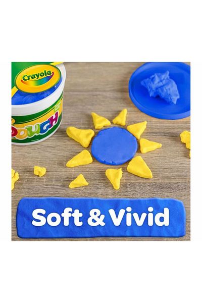 Crayola Non-Toxic Crumble Free Super Soft Dough Bucket 1.36kg