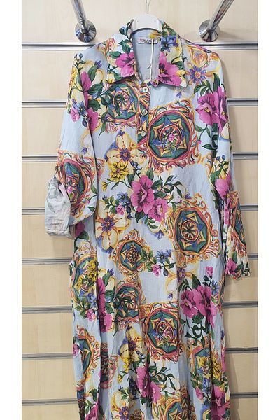 Park Moda ROCHIE LUNGA DE IN CU MODEL DE FLORI ETNIC