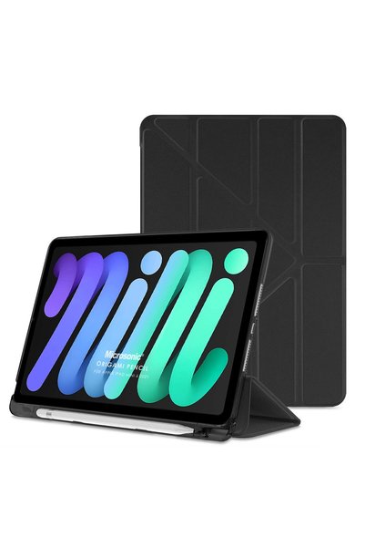 Microsonic Apple iPad Mini 7 Kılıf (A2993-A2995) Origami Pencil Siyah