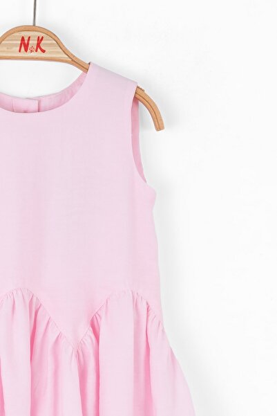 NK 01-04 Years Old Baby Girl Pink Candy Dress - Pink