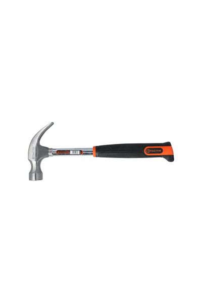 Tactix Non-Slip Firm Grip Tubular Handle Claw Hammer 16oz