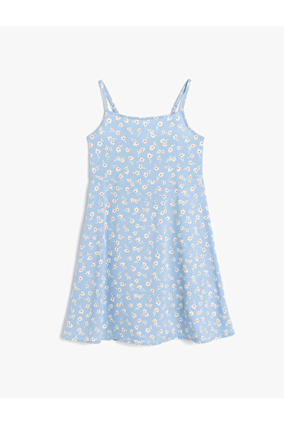 Koton Rochie din viscoză cu bretele subțiri cu imprimeu floral