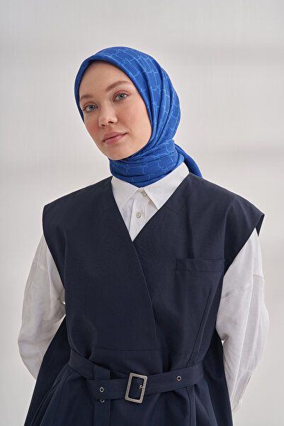 ARMANDA Cotton Monogram Chain Pattern Scarf - Saks