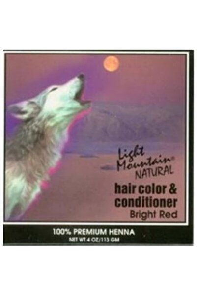 LIGHT MOUNTAIN لون الشعر أحمر لامع 4 أونصة2