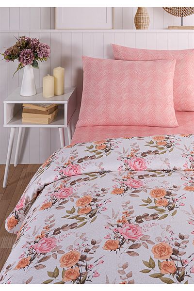 Evim 200X230 cm Pink Wendy Salmon Soren Personality Pike Set