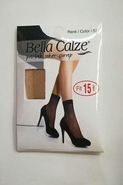 Bella Calze Γυναικείες κάλτσες 57 Skin Fit 15 Shiny Socket 12 τεμαχίων