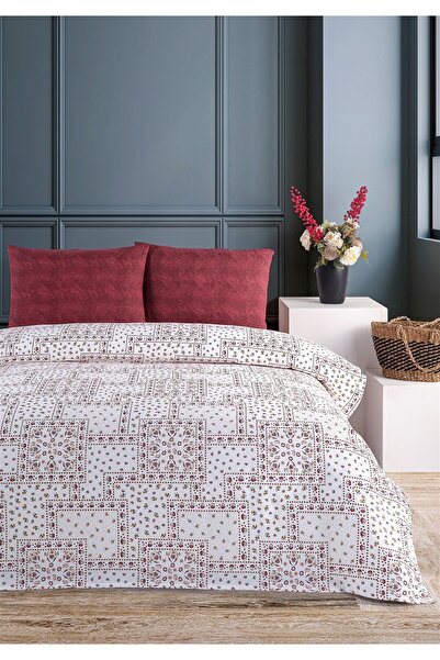 Evim طقم سورين فوي كارمين داكن مقاس 200 × 230 سم