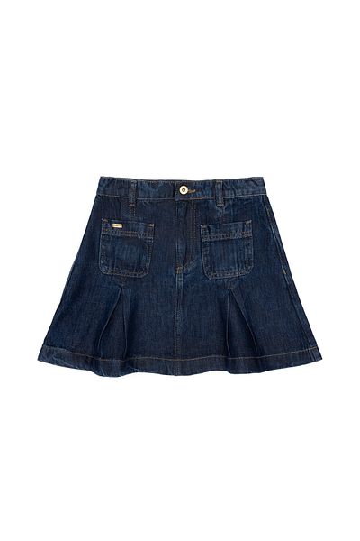 U.S. Polo Assn. Girl's Dark Blue Jean Skirt 50304244 -Dn0023