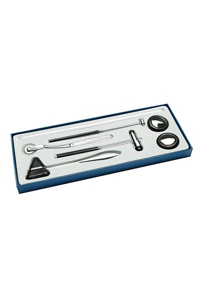 Graham-Field 7-Piece Neurological Diagnostic Set - Buck, Taylor, Wartenburg, Babinski Hammers - 1303