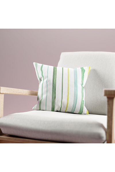 Filamente Double Sided Striped Digital Printing Throw Pillow Cover