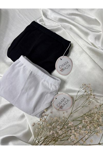 chiara grazia 2 Pack Plain Cotton Panties