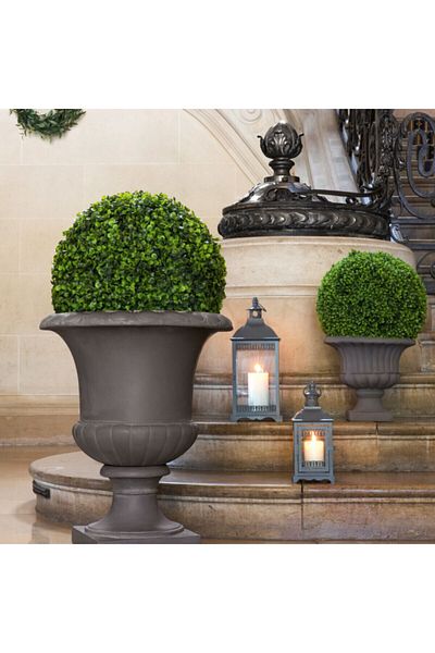 Atmosphera Easy Maintenance Realistic Looking Decorative Artificial Boxwood Ball Plant 38cm