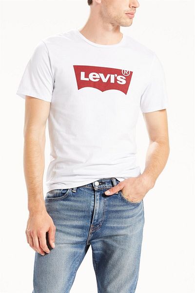 Levis Ανδρικό λογότυπο λευκό μπλουζάκι 17783-0314