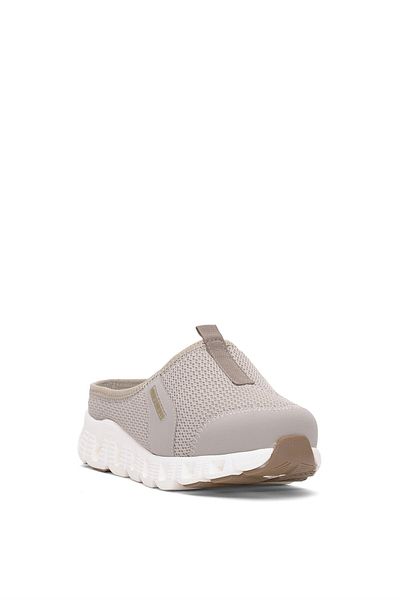 KİNG PAOLO King Paolo H5204 Beige Memory Foam Women's Sabo Slippers