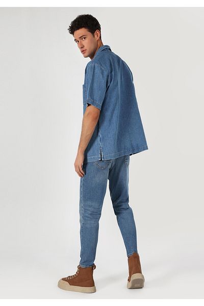 Colin's 058 Pantaloni de jeans albaștri pentru bărbați - Otto Loose Tapered Fit Drop Crotch Cl 1062423