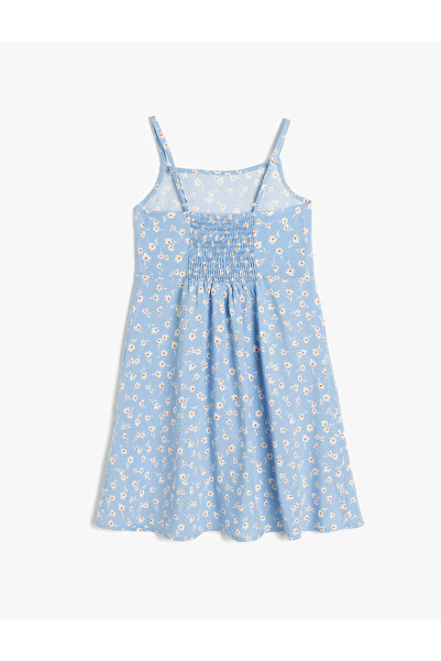 Koton Rochie din viscoză cu bretele subțiri cu imprimeu floral