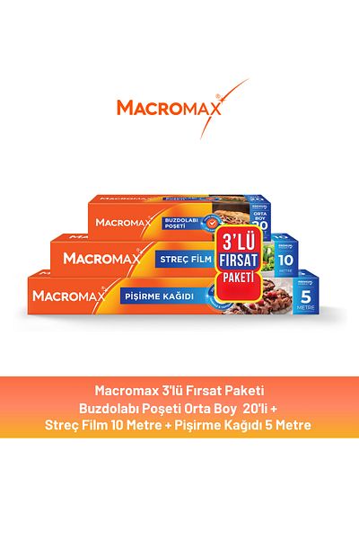 MACROMAX 3-Pack Deal - Interactive Features and Simple Design
