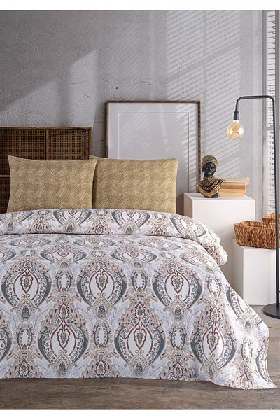 Evim Soren Double Pique Set 200x230 Cm Morella Beige Blue