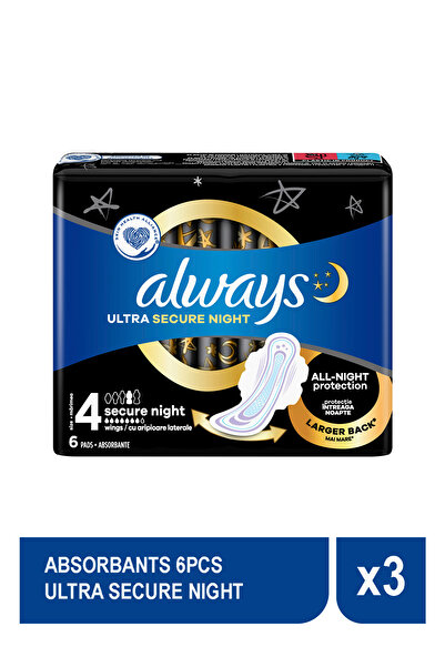 Always ABSORBANTE 6BUC ULTRA SECURITE NOAPTE X 3