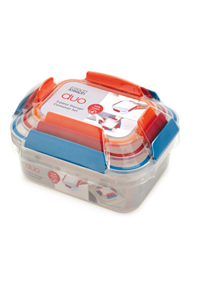 Joseph Joseph حاوية تخزين طعام محكمة الغلق قابلة للتكديس مكونة من 3 قطع