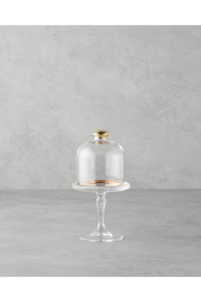 English Home 10X19 cm Auric Glass Gold Presentation Holder