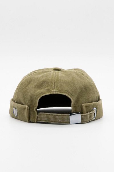 Külah Vintage Retro Beige Antique Cotton Cap Docker Hat