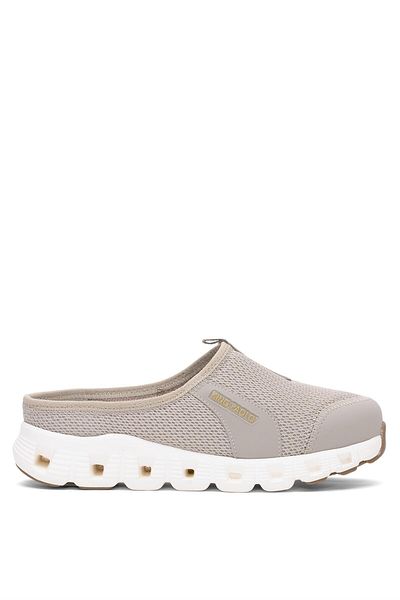 KİNG PAOLO King Paolo H5204 Beige Memory Foam Women's Sabo Slippers