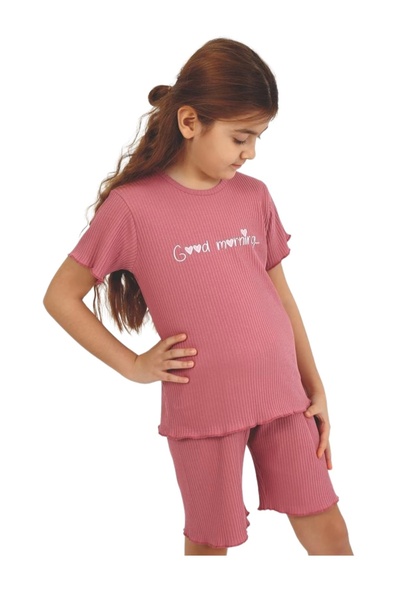 diamondstar Жіночий комплект з принтом з коротким рукавом та горловиною для д...