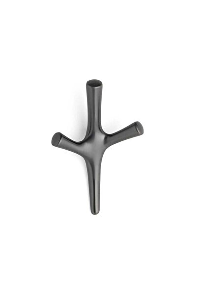 System 2075 Duvara Monte Portmanto Askılığı Füme Renk Çap 109 Mm