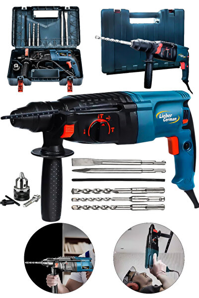 Lieber German 1500 Watt 2.28mm Bakır Sargılı 7.0 Joule Kablolu Kırıcı Delici ...