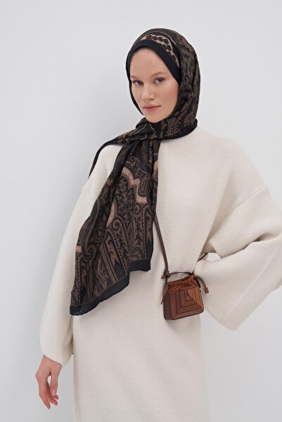 carell Harmony Milk Coffee Early Silk Σάλι