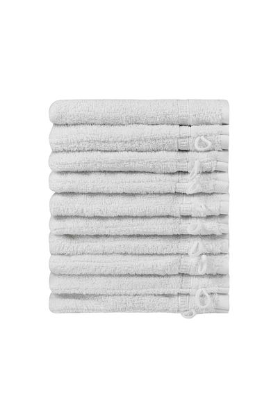 Homelover 10 Pieces Premium Cotton Bath Scrub - Shower and Shower Scrub - Gloves