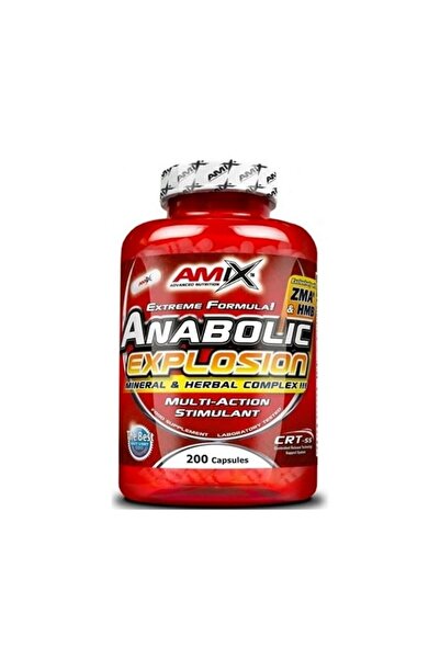 AMIX AMİX Explosion Test booster 200 Caps. (Tribulus - Zma - Citrulline - Tau...