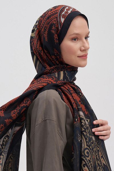 carell Harmony Tile Early Silk Shawl