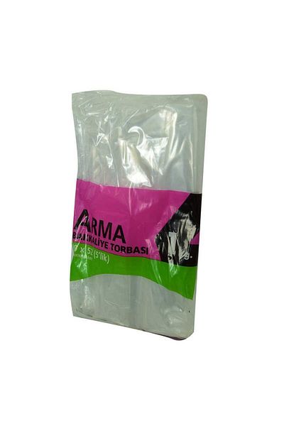 MR RZN STORE Nylon Bag - Transparent Groceries and Nuts Sugar Bag 30x52 Takribi 85 Pieces 1000 Gr