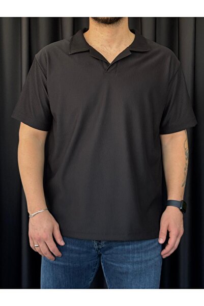 Altamira Ανδρικό μπλουζάκι πόλο με μαύρο ριγέ γιακά