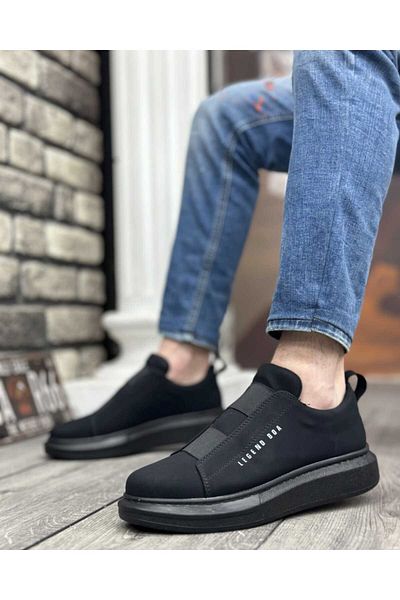 WEBORN Pantofi pentru bărbați, cu bandă elastică de înaltă confort, în stil sezonier, pantofi sport casual