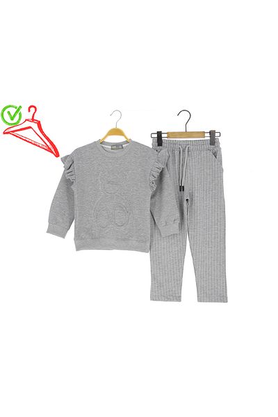 CRASSİ Girl's Suit with Teddy Bear and Stone