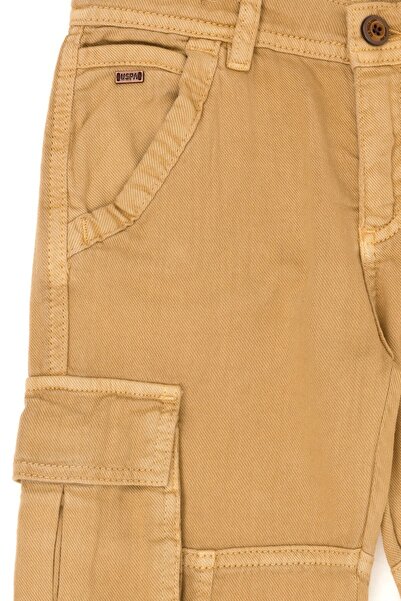 U.S. Polo Assn. Erkek Çocuk Camel Kanvas Pantolon 50264312