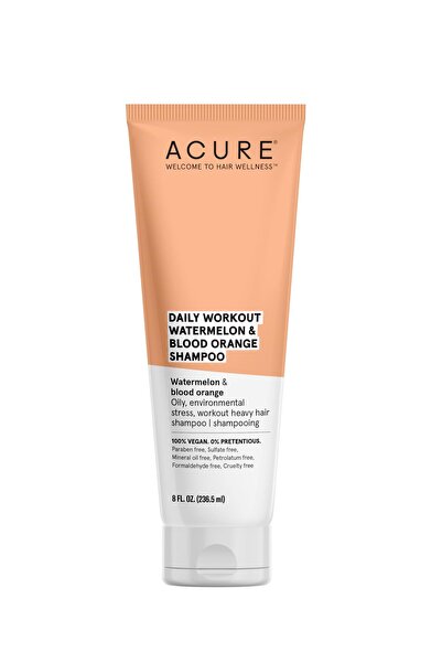 ACURE Daily Workout Watermelon Shampoo | Vegan | Oily, Stressed Hair | Waterm...