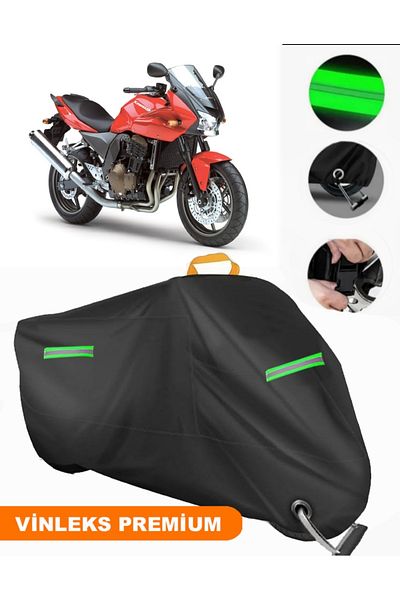 MotoEN Vinlex Black Kawasaki Z 750 S متوافق مع القماش المشمع للدراجات النارية بجودة فاخرة (متوافق مع القفل)
