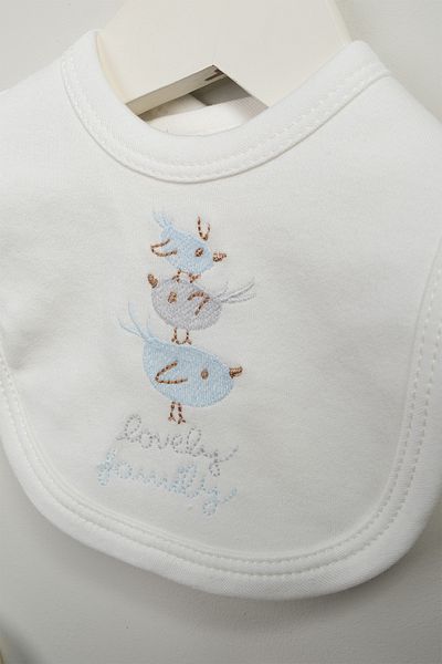 Bebitof Cute Teddy Bear and Bird Patterned 5 Piece Newborn Hospital Release Bodysuit Set